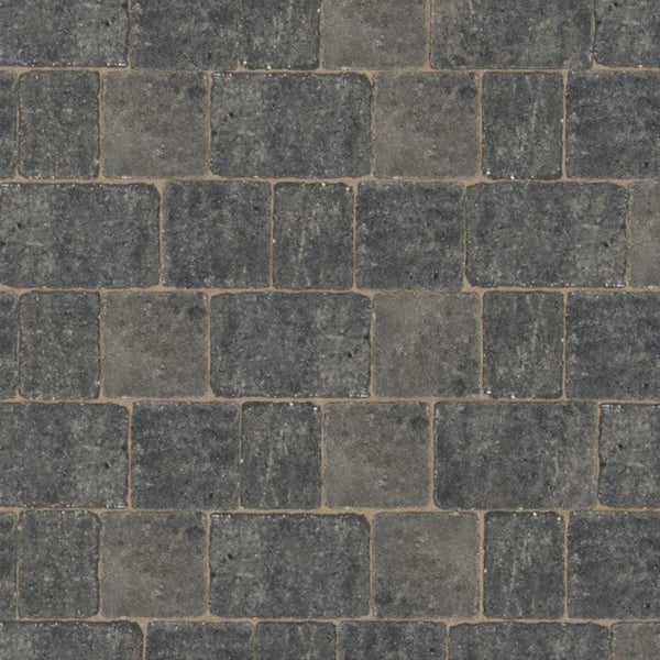 Bradstone Woburn Rumbled Block Paving Graphite