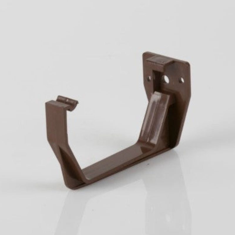 Brett Martin Gutter 114mm Squarestyle Multi-Fix Fascia Bracket Brown