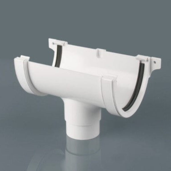 Brett Martin Gutter 115mm Deepstyle Running Outlet White