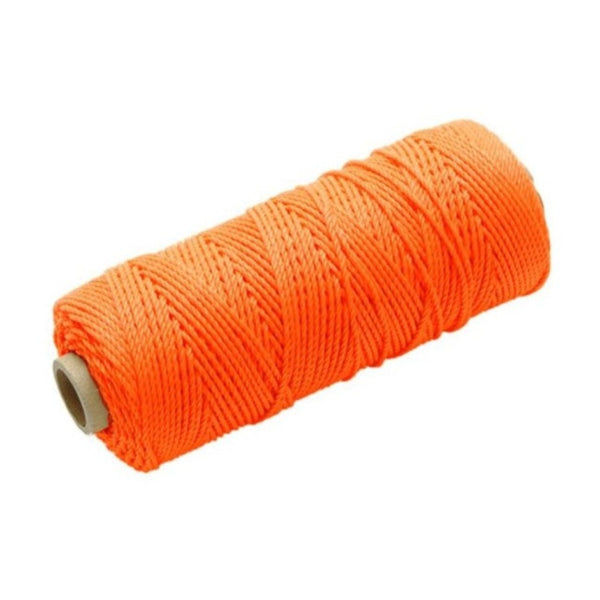 Faithfull Hi-Vis Nylon Brick Line Orange 100m