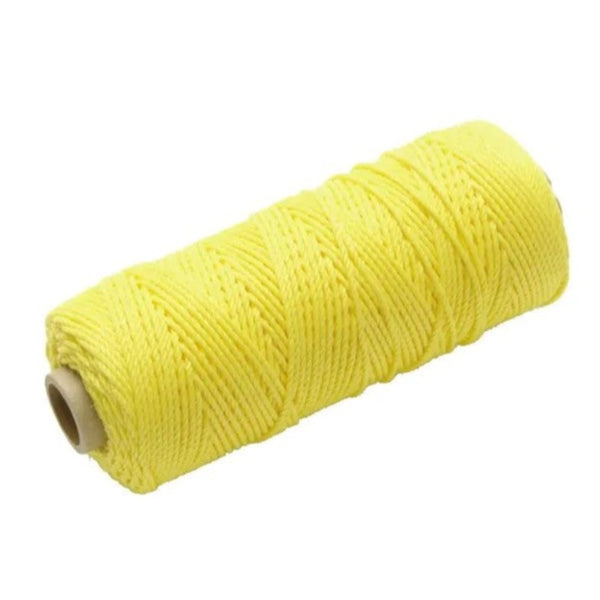 Faithfull Hi-Vis Nylon Brick Line Yellow 100m